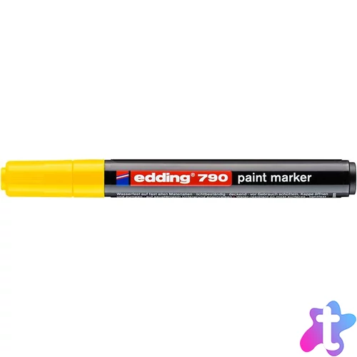 Lakkmarker, 2-3 mm, EDDING "790", sárga