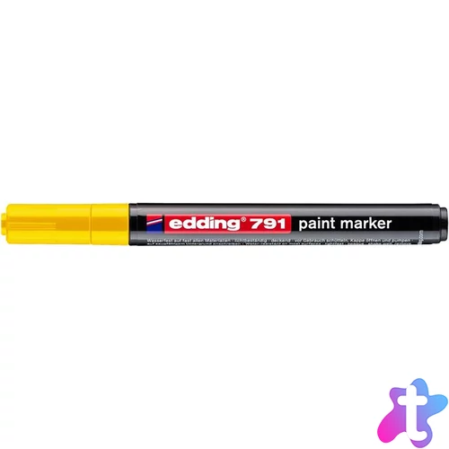 Lakkmarker, 1-2 mm, EDDING "791", sárga