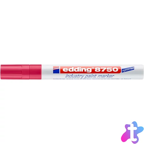 Lakkmarker, 2-4 mm, EDDING, "8750", piros