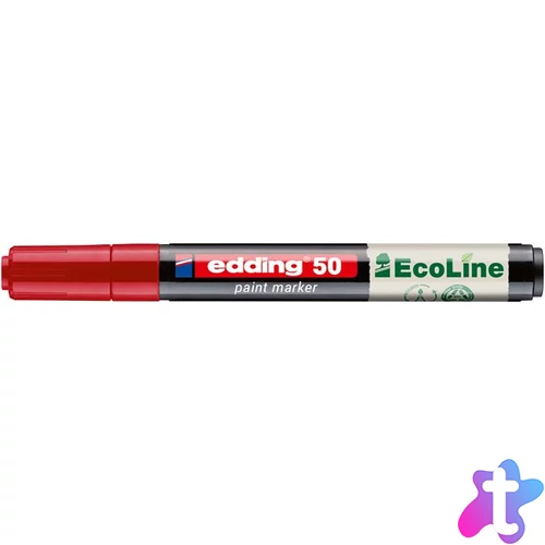 Lakkmarker, 2-3 mm, EDDING "50", piros