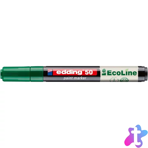 Lakkmarker, 2-3 mm, EDDING "50", zöld