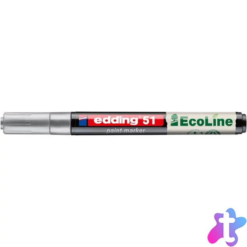 Lakkmarker, 1-2 mm, EDDING "51", ezüst