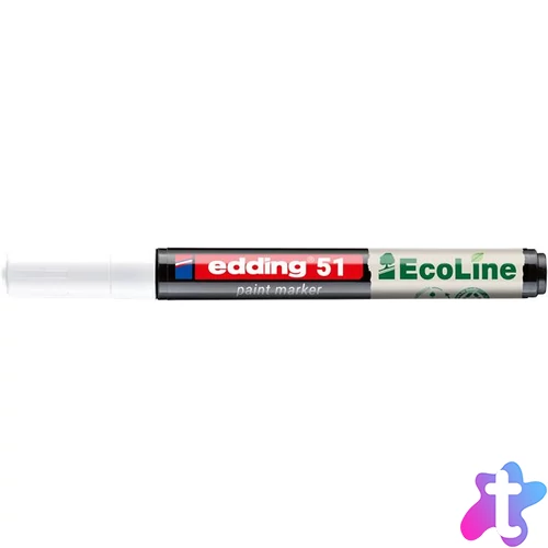 Lakkmarker, 1-2 mm, EDDING "51", fehér