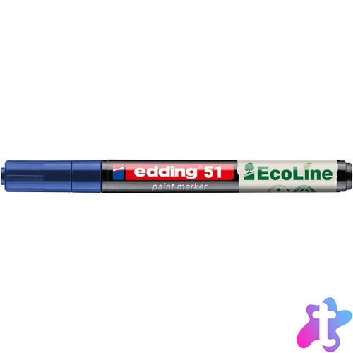 Lakkmarker, 1-2 mm, EDDING "51", kék
