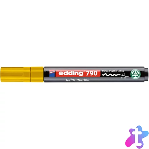 Lakkmarker, 2-3 mm, PCR, EDDING "790", sárga