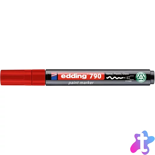 Lakkmarker, 2-3 mm, PCR, EDDING "790", piros