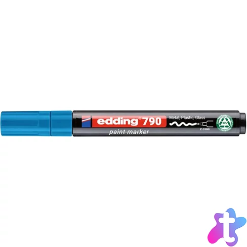 Lakkmarker, 2-3 mm, PCR, EDDING "790", világoskék