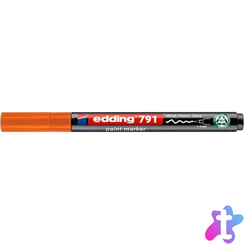 Lakkmarker, 1-2 mm, PCR, EDDING "791", narancs
