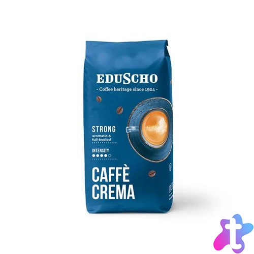 Kávé, pörkölt, szemes, 500 g, EDUSCHO "Caffe Crema Strong"
