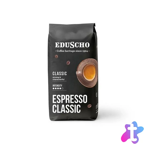 Kávé, pörkölt, szemes, 1000 g, EDUSCHO "Espresso Classic"