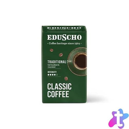 Kávé, pörkölt, őrölt, 250 g, EDUSCHO "Classic Traditional"