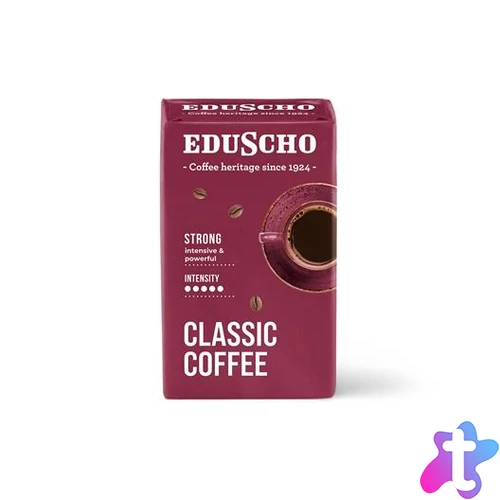 Kávé, pörkölt, őrölt, 250 g, EDUSCHO "Classic Strong"
