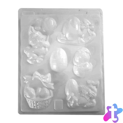 Öntőforma, fehér, húsvéti