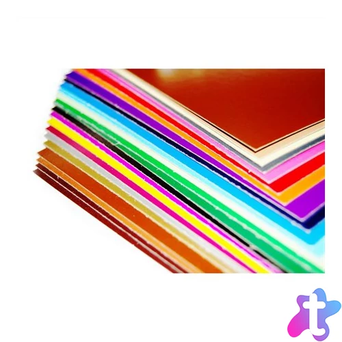 Dekorkarton, 2 oldalas, 48x68, világoszöld