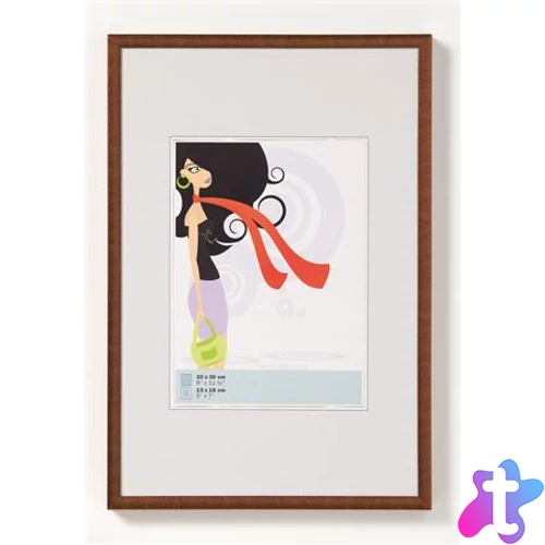 Képkeret, műanyag, 20x30 cm, "New  Lifestyle" bronz