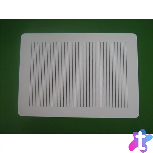 Sorvezető, A4, műanyag