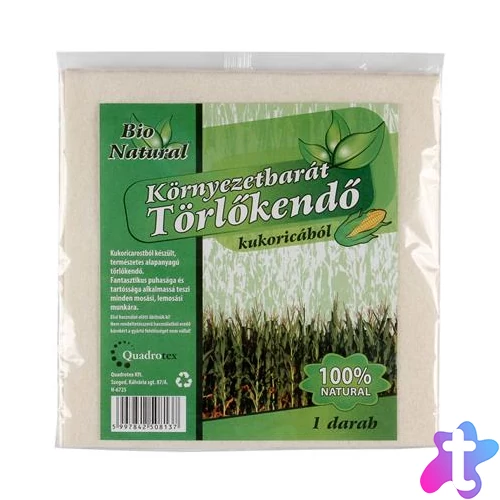Törlőkendő, BIO NATURAL, kukorica