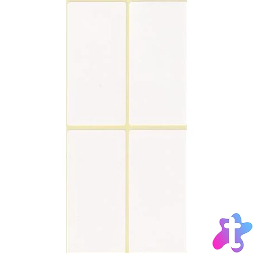 Etikett, 40x80 mm, 60 etikett/csomag