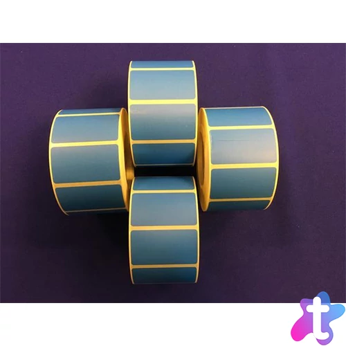 Etikett, thermo, 25x45 mm, 1000 etikett/tekercs, kék