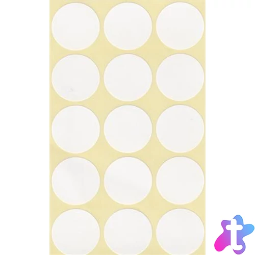 Etikett, köralakú, 25 mm átmérő, 60 etikett/csomag