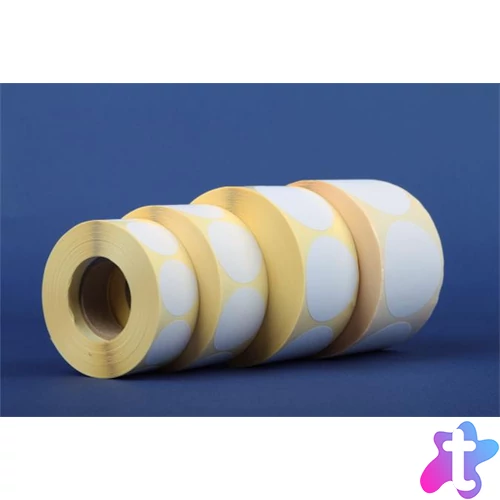 Etikett, vellum, 50 mm kör, 1000 etikett/tekercs, fehér