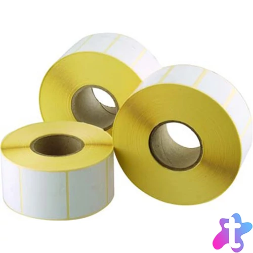 Etikett, thermo, 50x100 mm, 1000 etikett/tekercs, fehér