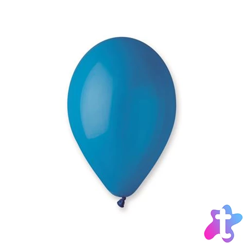 Léggömb, 30 cm, középkék