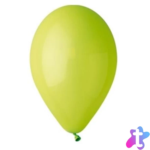 Léggömb, 26 cm, limezöld