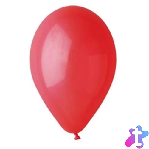 Léggömb, 26 cm, piros