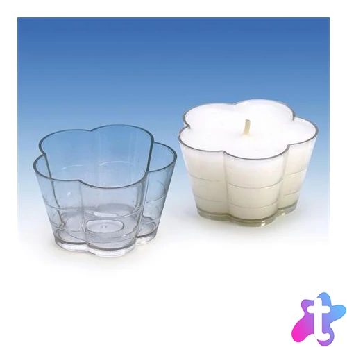 Öntőforma, teamécses, virág