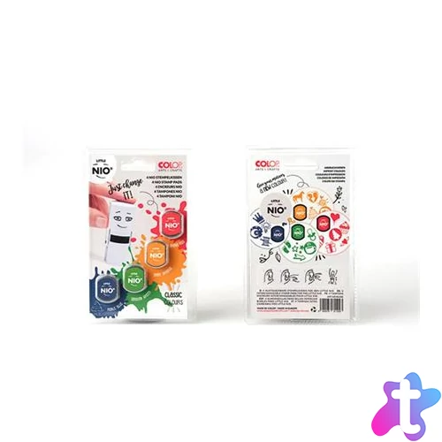 Bélyegző cserepárna, "Nio", 4 különböző szín