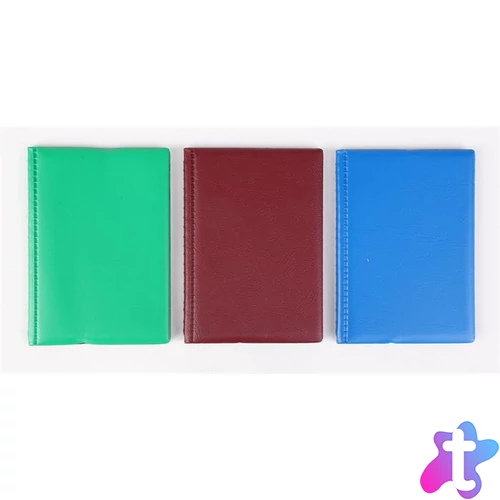 Igazolványtartó, álló, 10 betét lappal, PVC, "Bővített személyi", női