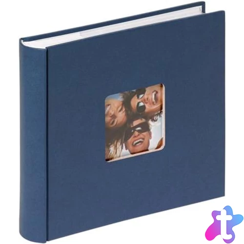 Fotóalbum, 200 fotó, 10x15 cm, "Walther Fun", sötétkék