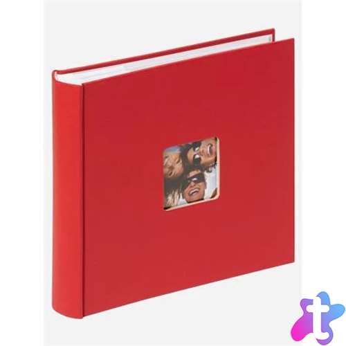 Fotóalbum, 200 fotó, 10x15 cm, "Walther Fun", piros