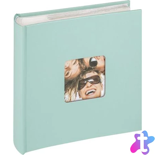 Fotóalbum, 200 fotó, 10x15 cm, "Walther Fun", világoszöld