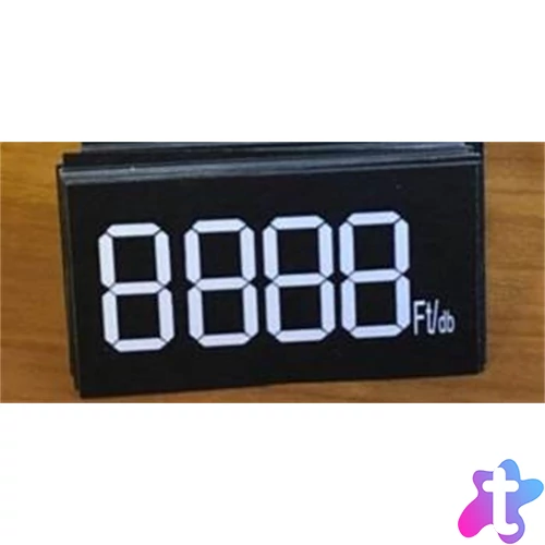 Papír árjelző digitális karakterekkel, 30x55 mm, 200 db/cs, fekete