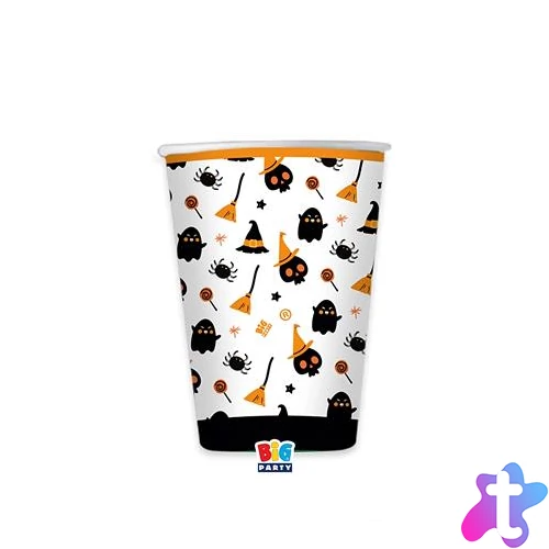 Pohár, papír, 250 ml, "Halloween"