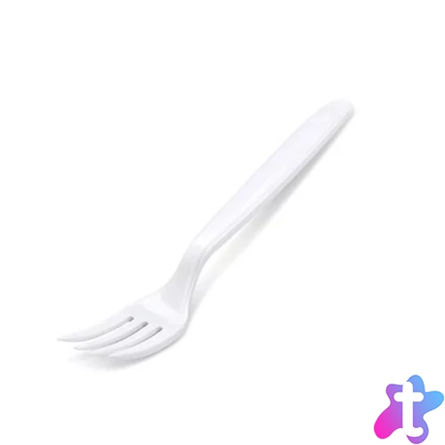 Villa, műanyag, többször használatos, 18 cm, 50 db, fehér