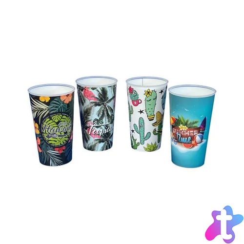 Repohár, 650 ml, 4 különböző mintával