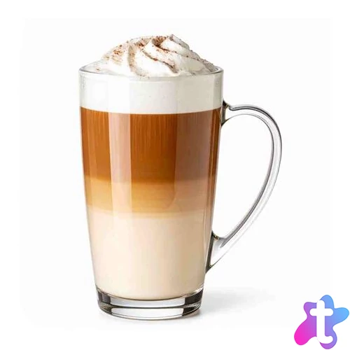 Üvegbögre, füllel, 2 db-os szett, íves 40cl "TeaTime"