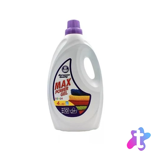 Folyékony mosószer, 4 l "Max Power Color"