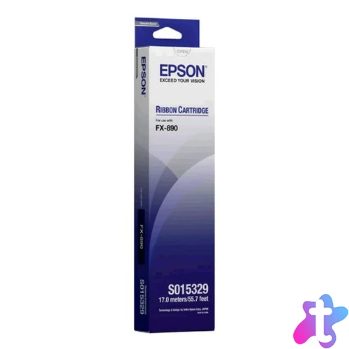 S015329 Festékszalag FX 890 nyomtatóhoz, EPSON, fekete