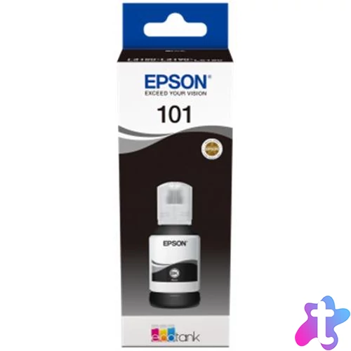 T03V1 Tinta, Ecotank L6190 nyomtatóhoz, EPSON, fekete, 127ml
