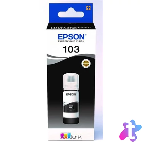 T00S14A Tinta EcoTank L3110, L3150, L1110 nyomtatókhoz, EPSON 103, fekete, 65 ml