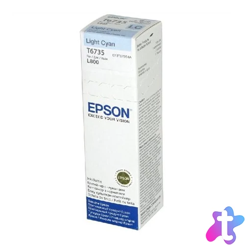 T67354A10 Tinta L800 nyomtatóhoz, EPSON, világos cián, 70ml