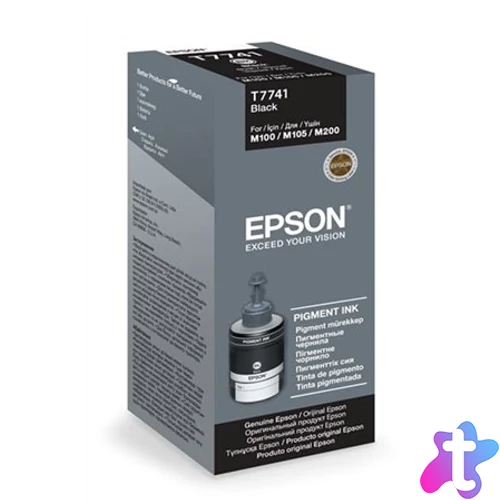 T77414A Tinta Workforce M100, M105 nyomtatókhoz, EPSON, fekete, 140ml
