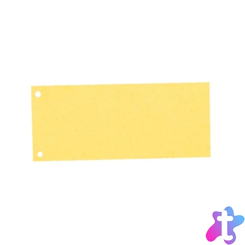 Elválasztócsík, karton, ESSELTE, sárga