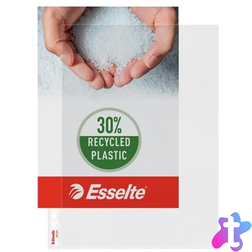 Genotherm, felül és a belső oldalon nyitott, lefűzhető, A4, 115 mikron, narancsos felület, ESSELTE