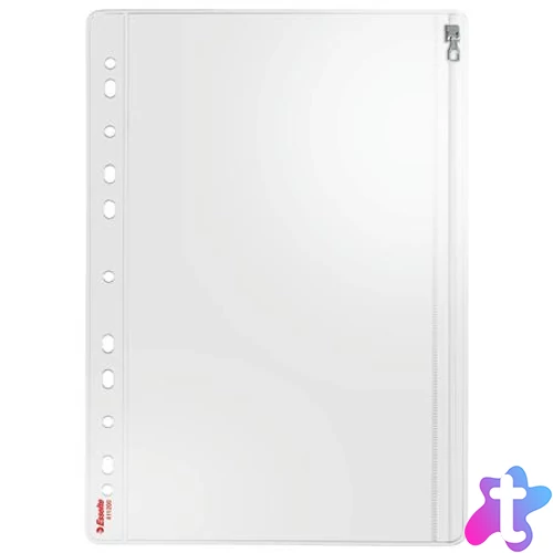 Genotherm, lefűzhető, 200 mikron, víztiszta felület, cipzárral, ESSELTE "Zip"