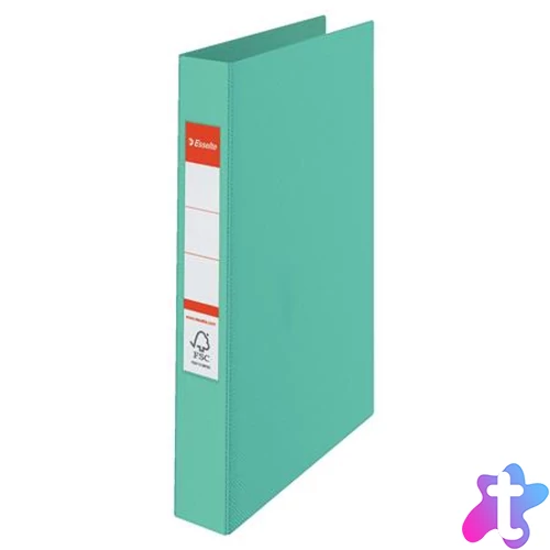 Gyűrűs könyv, 2 gyűrű, 42 mm, A4, PP, ESSELTE "Colour’Breeze", zöld